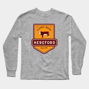 Hereford Emblem Long Sleeve T-Shirt